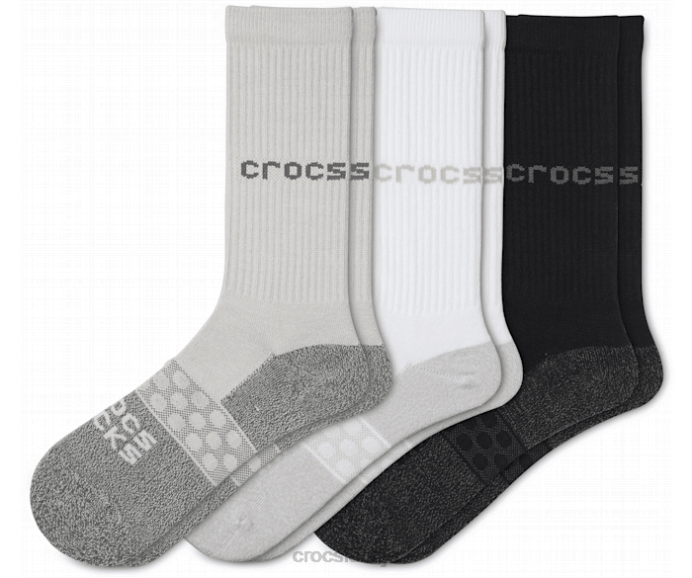 zeķes crew solid 3-pack unisex Crocs zeķes N46T394 multi