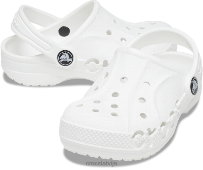 baya koka tupele bērni Crocs kurpes N46T531 balts