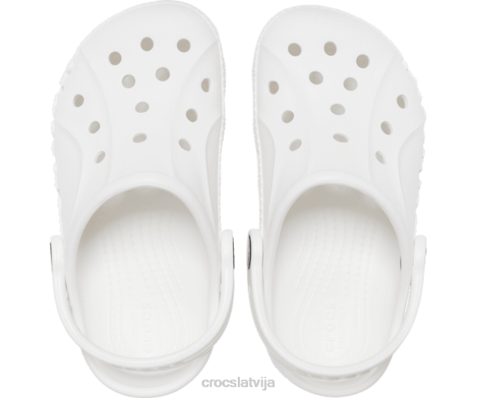 baya koka tupele bērni Crocs kurpes N46T531 balts