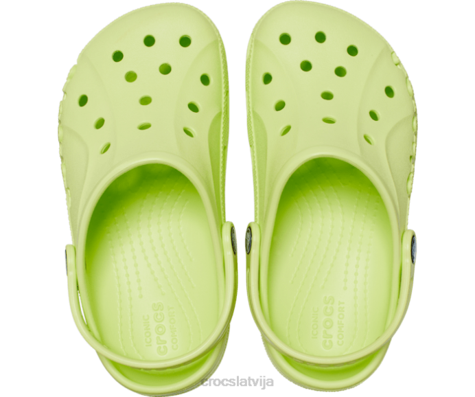 baya koka tupele bērni Crocs kurpes N46T536 laima miziņa