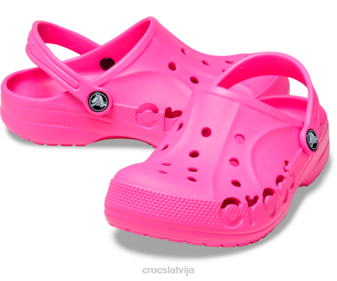 baya koka tupele bērni Crocs kurpes N46T537 elektriski rozā