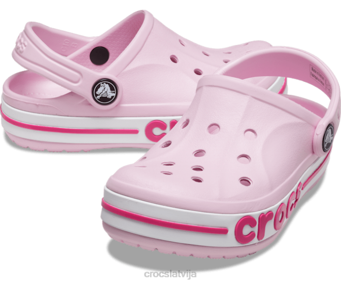 bayaband tupele bērni Crocs kurpes N46T541 balerīna rozā/konfekšu rozā