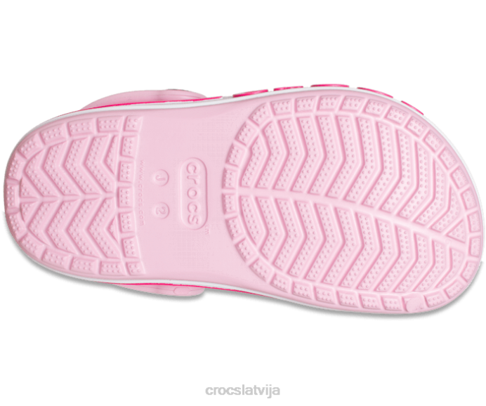 bayaband tupele bērni Crocs kurpes N46T541 balerīna rozā/konfekšu rozā