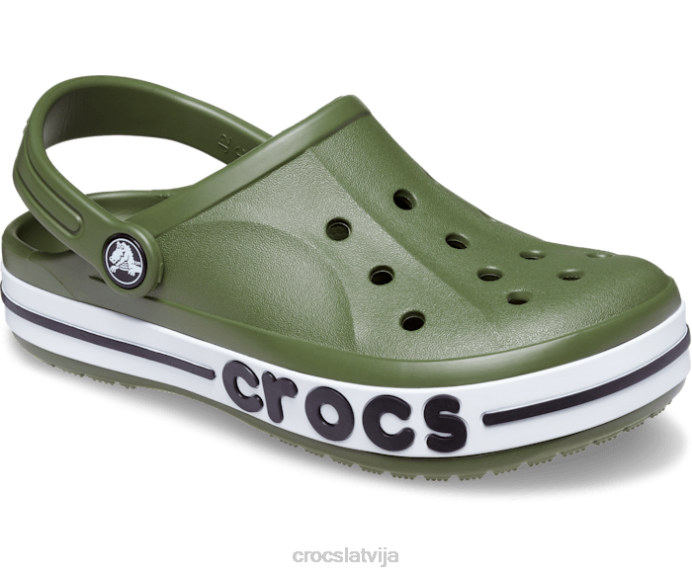 bayaband tupele bērni Crocs kurpes N46T542 Zaļā armija