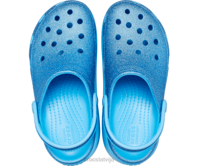 cutie simpātiju glitter tupele bērni Crocs kurpes N46T373 skābeklis