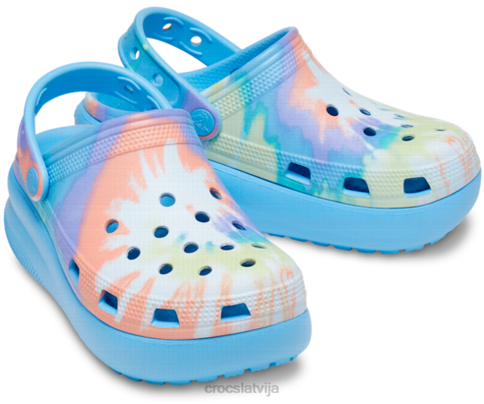 cutie simpātiju kaklasaites krāsas tupele bērni Crocs kurpes N46T372 skābeklis/multi