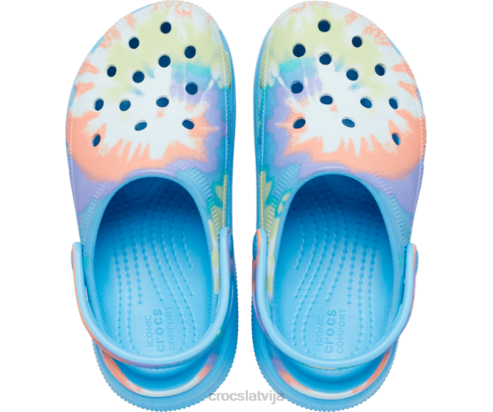 cutie simpātiju kaklasaites krāsas tupele bērni Crocs kurpes N46T372 skābeklis/multi