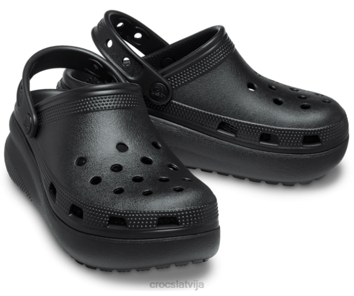 cutie simpātiju tupele bērni Crocs kurpes N46T354 melns