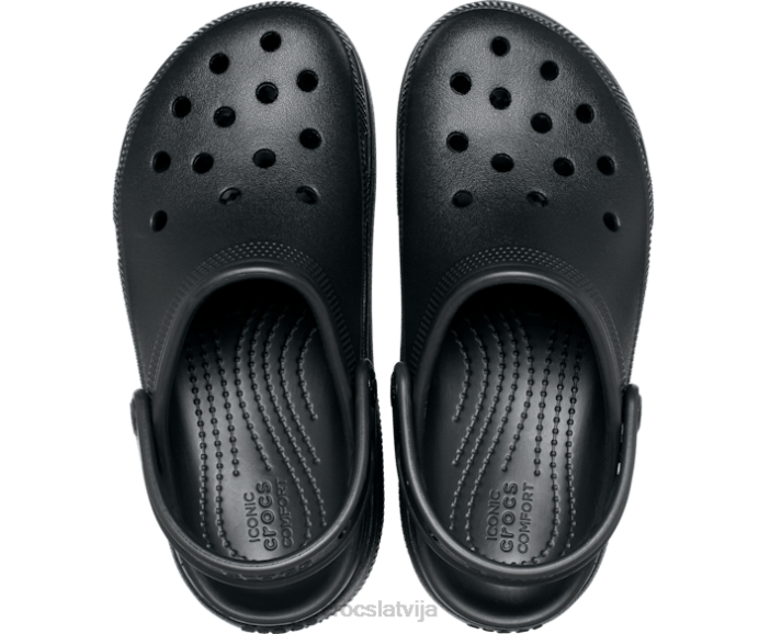 cutie simpātiju tupele bērni Crocs kurpes N46T354 melns