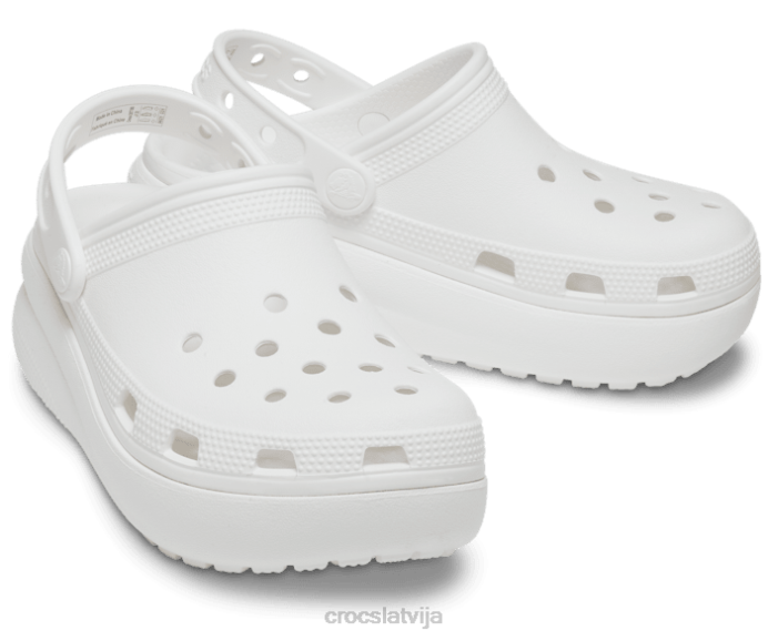cutie simpātiju tupele bērni Crocs kurpes N46T355 balts