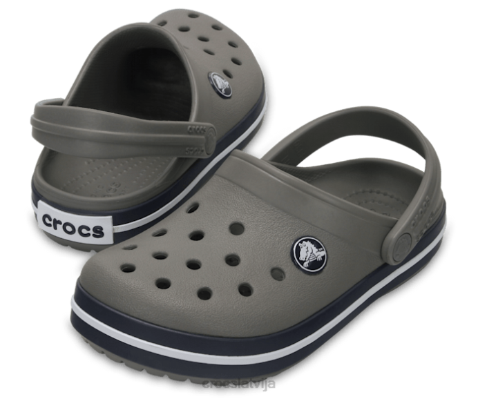 joslas aizsprostojums bērni Crocs kurpes N46T523 dūmi / flote