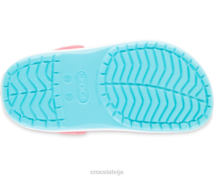 joslas aizsprostojums bērni Crocs kurpes N46T527 ledus zils/balts