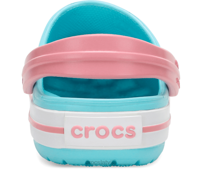 joslas aizsprostojums bērni Crocs kurpes N46T527 ledus zils/balts