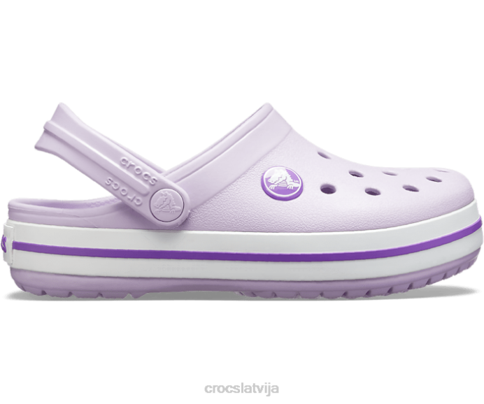 joslas aizsprostojums bērni Crocs kurpes N46T528 lavandas/neona violets