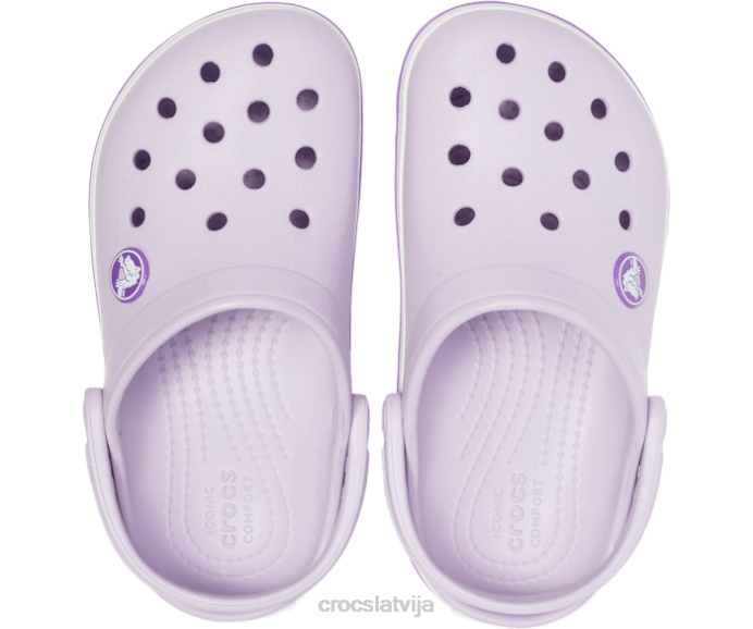 joslas aizsprostojums bērni Crocs kurpes N46T528 lavandas/neona violets