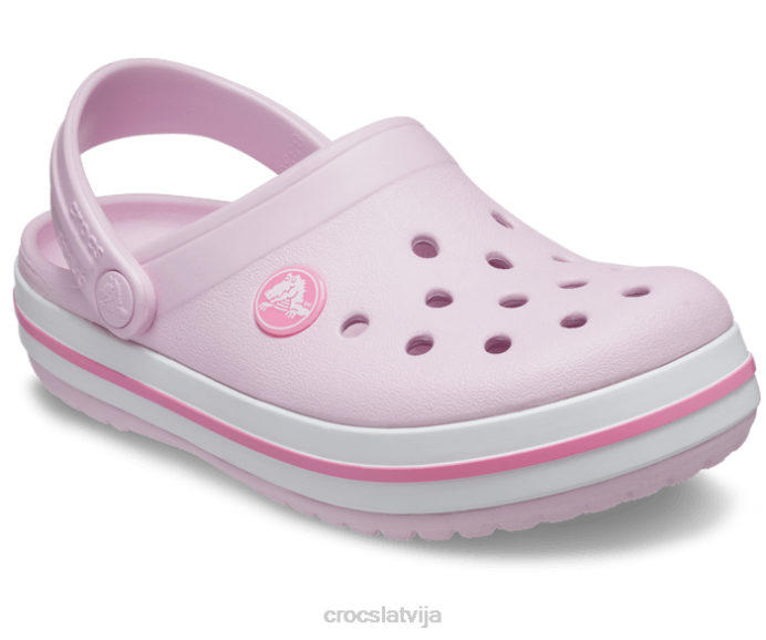 joslas aizsprostojums bērni Crocs kurpes N46T529 balerīna rozā