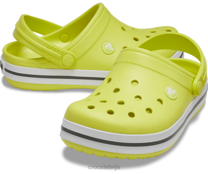 joslas aizsprostojums bērni Crocs kurpes N46T530 citrusaugļi/pelēks
