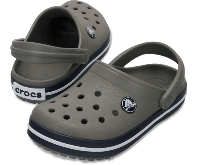 joslas aizsprostojums bērni Crocs kurpes N46T544 dūmi / flote