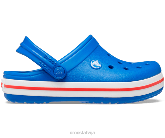 joslas aizsprostojums bērni Crocs kurpes N46T546 zila skrūve