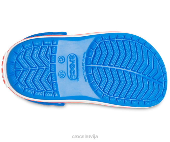 joslas aizsprostojums bērni Crocs kurpes N46T546 zila skrūve