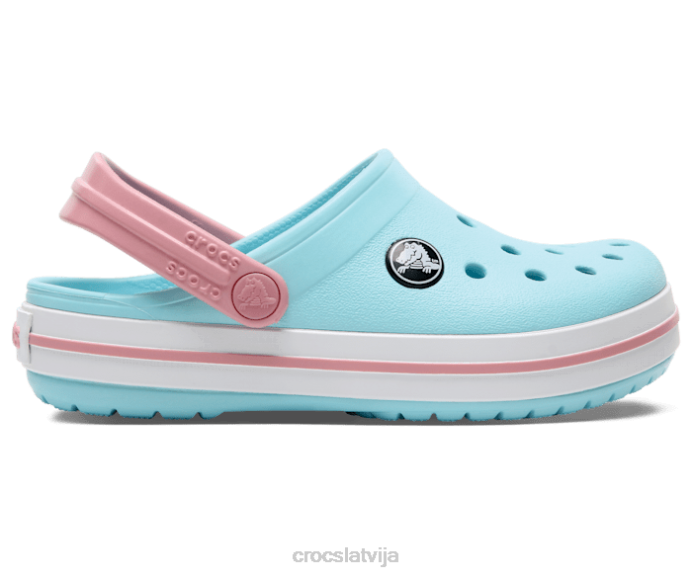 joslas aizsprostojums bērni Crocs kurpes N46T547 ledus zils/balts