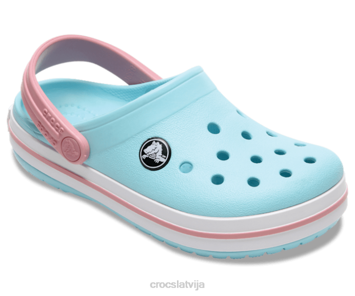 joslas aizsprostojums bērni Crocs kurpes N46T547 ledus zils/balts