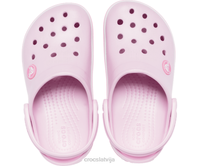 joslas aizsprostojums bērni Crocs kurpes N46T549 balerīna rozā