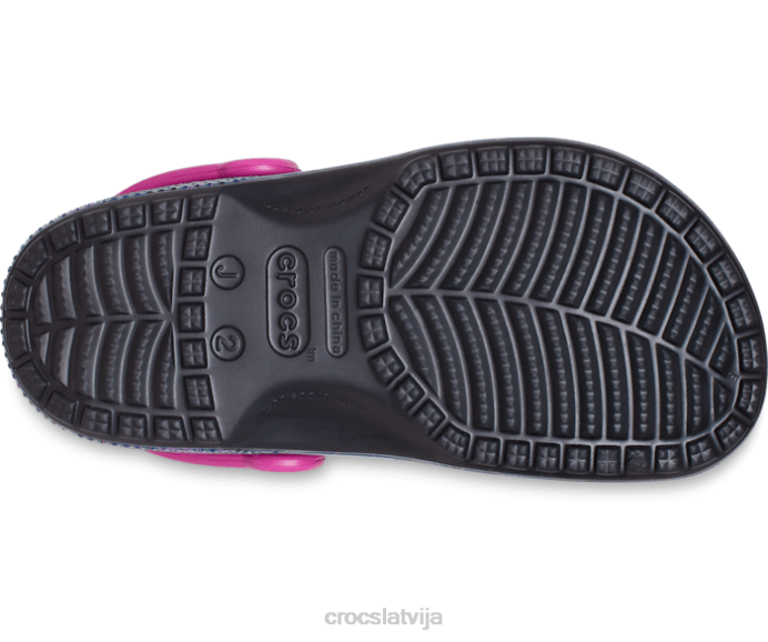 klasiskās disneja villains koka tupele bērni Crocs kurpes N46T623 melns