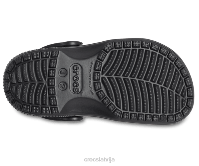 klasiska koka tupele bērni Crocs kurpes N46T476 melns