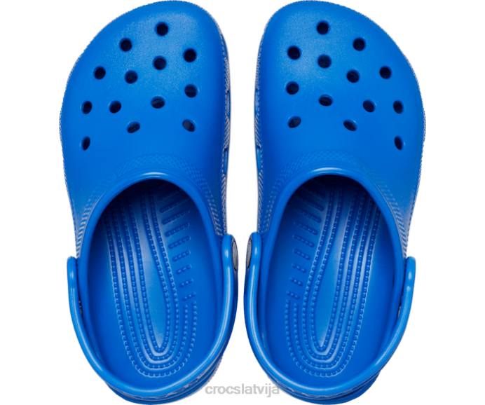 klasiska koka tupele bērni Crocs kurpes N46T479 zila skrūve