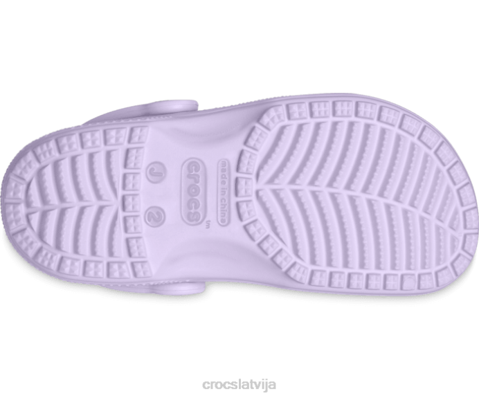 klasiska koka tupele bērni Crocs kurpes N46T480 lavandas