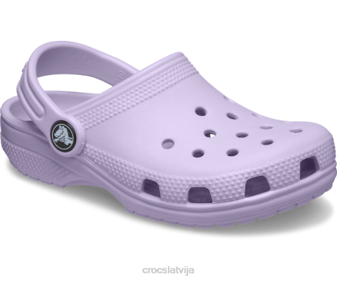 klasiska koka tupele bērni Crocs kurpes N46T480 lavandas