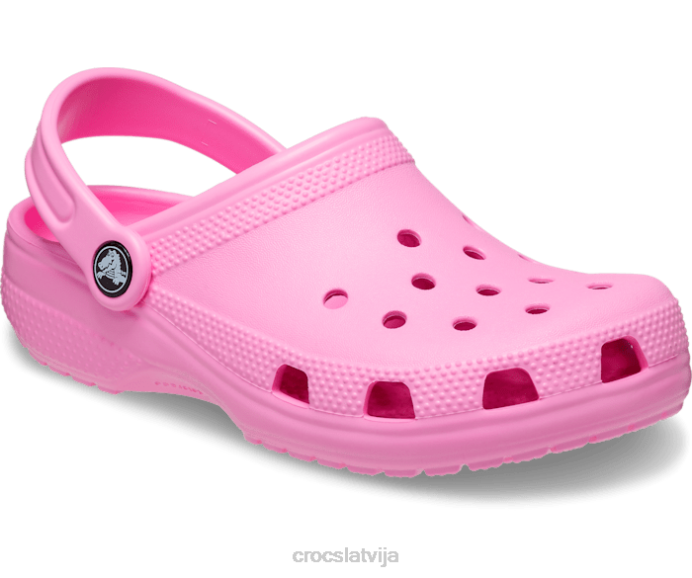 klasiska koka tupele bērni Crocs kurpes N46T481 taffy rozā