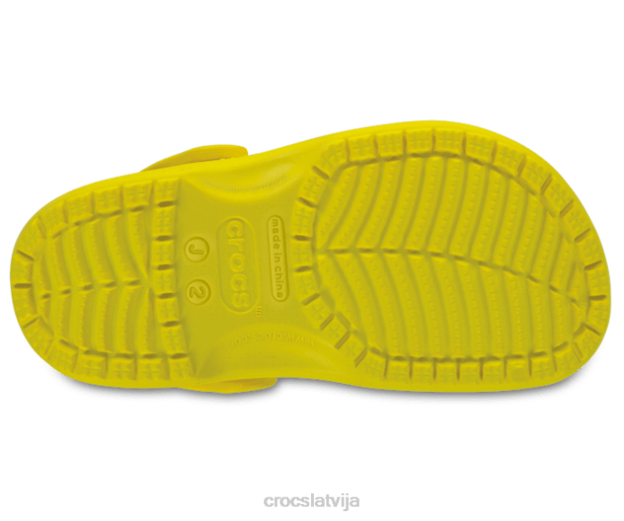 klasiska koka tupele bērni Crocs kurpes N46T491 citronu