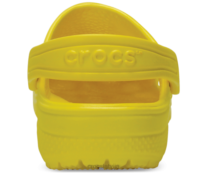 klasiska koka tupele bērni Crocs kurpes N46T491 citronu