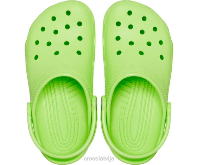klasiska koka tupele bērni Crocs kurpes N46T493 limeade