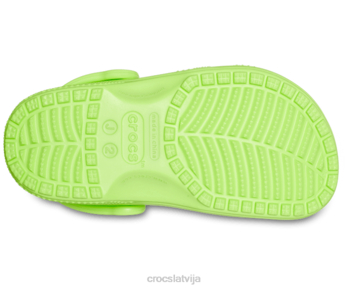 klasiska koka tupele bērni Crocs kurpes N46T493 limeade