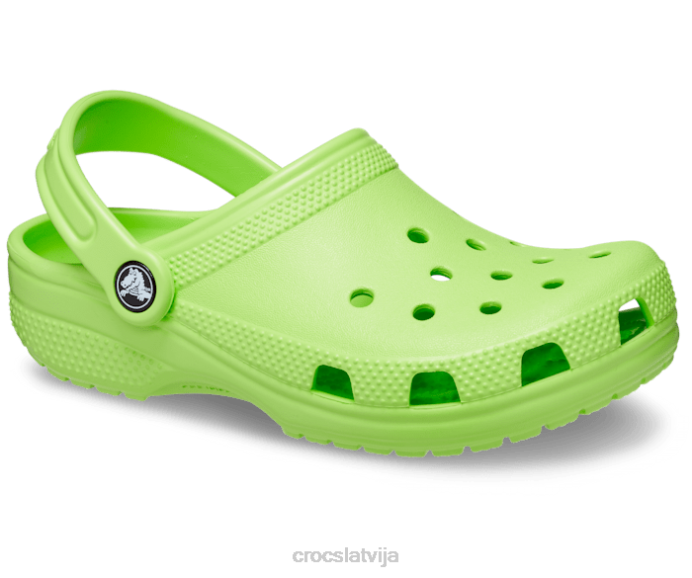 klasiska koka tupele bērni Crocs kurpes N46T493 limeade