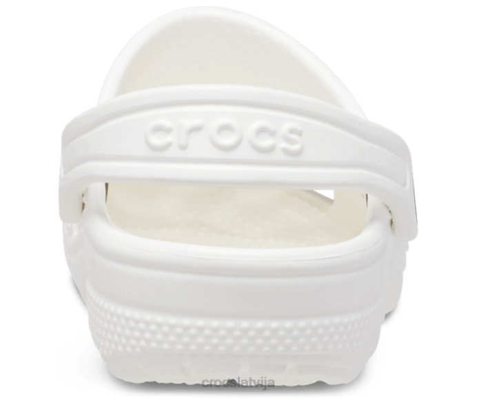 klasiska koka tupele bērni Crocs kurpes N46T497 balts