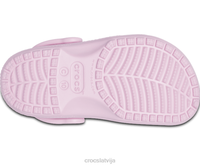 klasiska koka tupele bērni Crocs kurpes N46T502 balerīna rozā