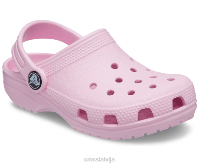 klasiska koka tupele bērni Crocs kurpes N46T502 balerīna rozā