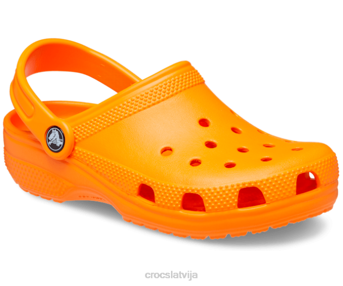 klasiska koka tupele bērni Crocs kurpes N46T503 apelsīnu zing