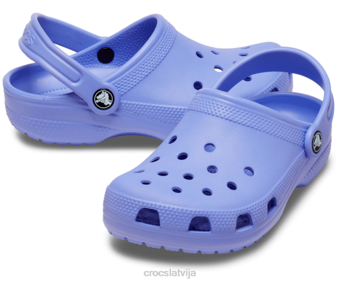 klasiska koka tupele bērni Crocs kurpes N46T512 digitālā violeta