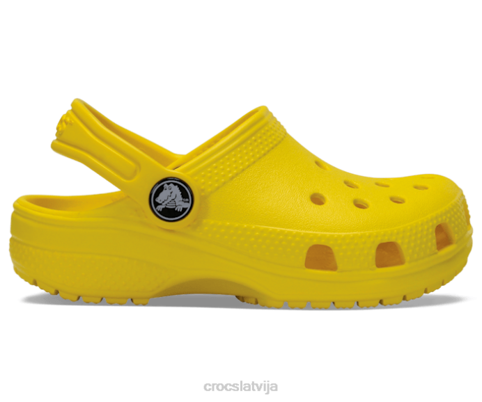 klasiska koka tupele bērni Crocs kurpes N46T514 citronu