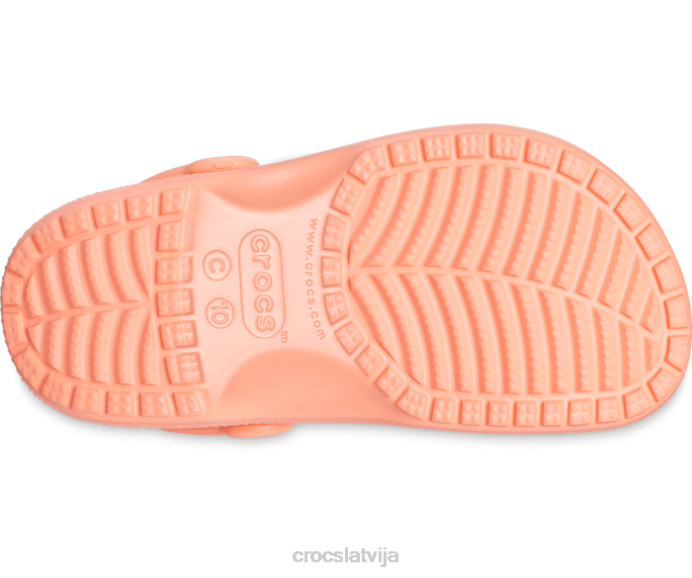 klasiska koka tupele bērni Crocs kurpes N46T515 papaija