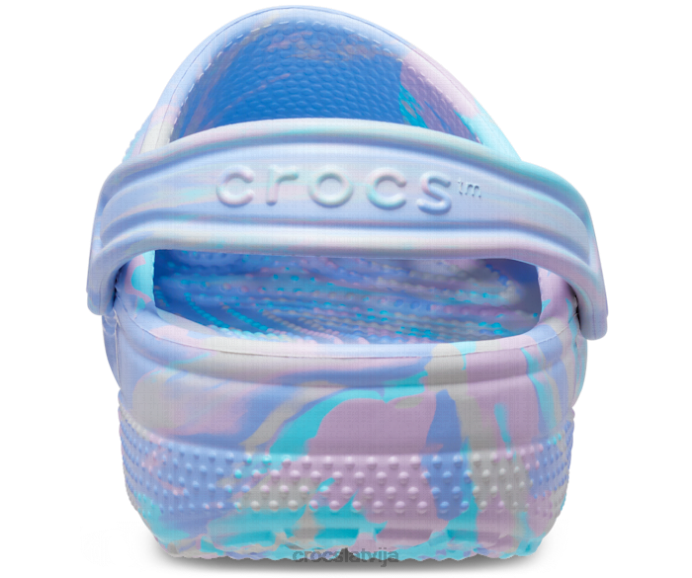 klasiska marmora koka tupele bērni Crocs kurpes N46T596 mēness želeja/multi