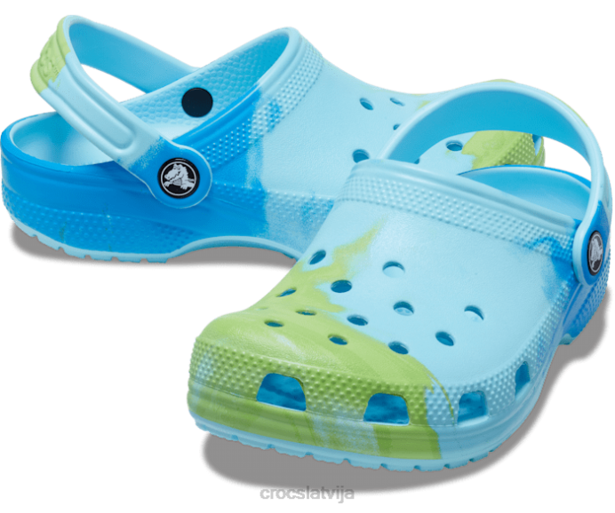 klasiska ombre koka tupele bērni Crocs kurpes N46T568 arktisks/multi