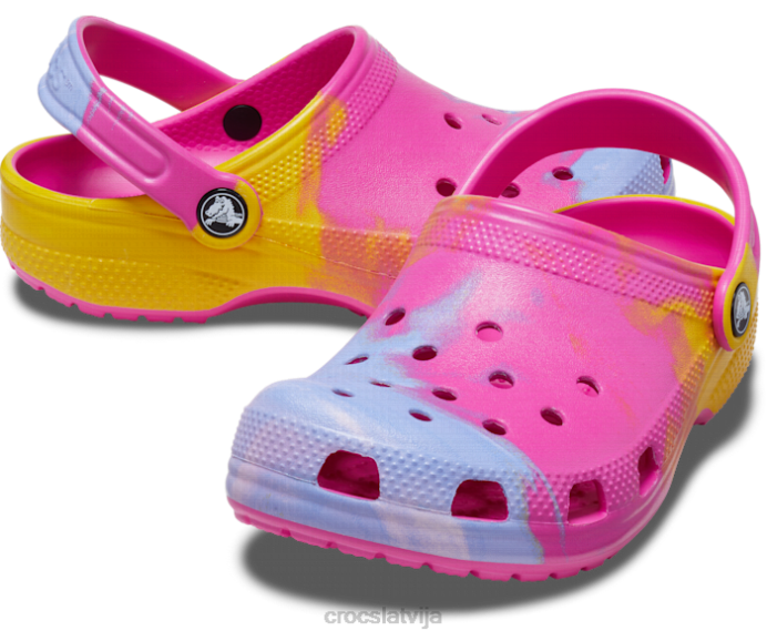 klasiska ombre koka tupele bērni Crocs kurpes N46T583 sula/multi
