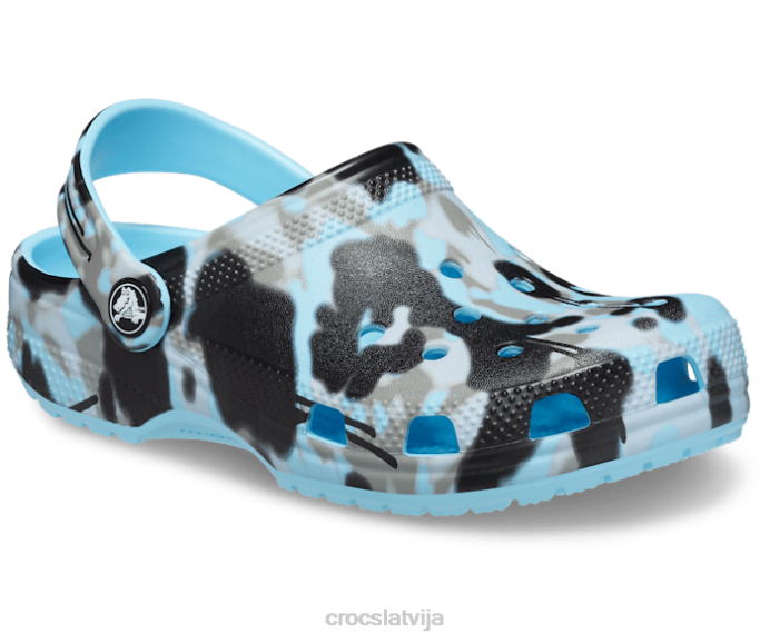 klasisks aerosols camo tupele bērni Crocs kurpes N46T631 arktisks