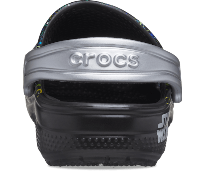 klasisks grogu koka tupele bērni Crocs kurpes N46T574 melns